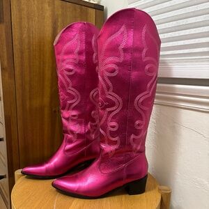 Pink Cowboy Boots